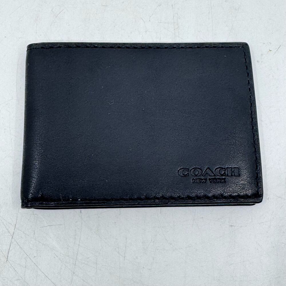 COACH Leather ID & Card Holder